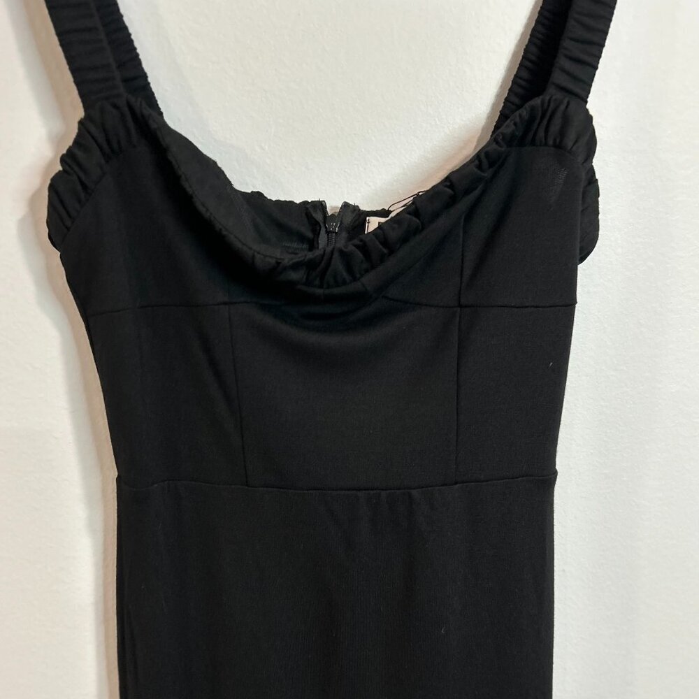 Reformation Square Neckline Midi Length Dress w/ Tags Size: M - Picture 2 of 8